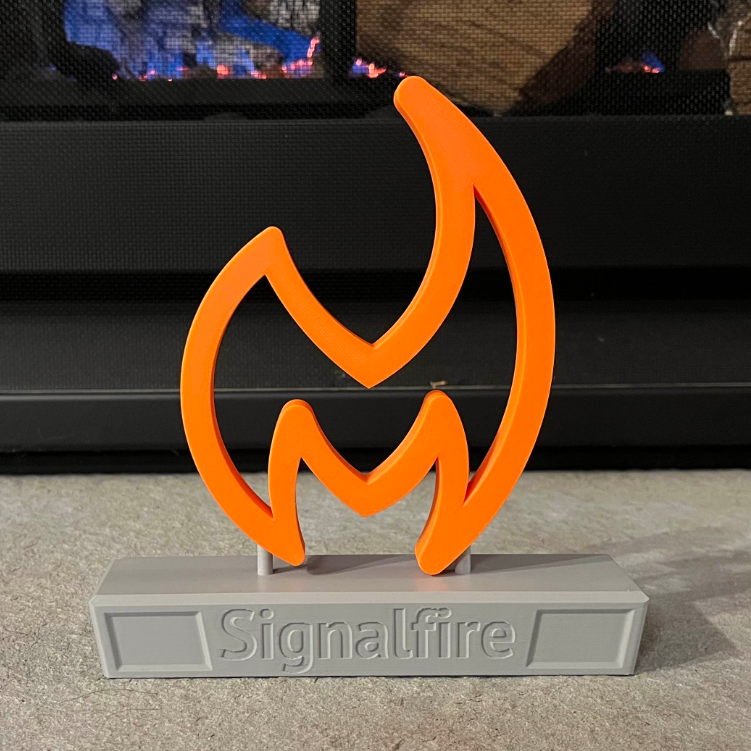 Signal Fire Logo Stand
